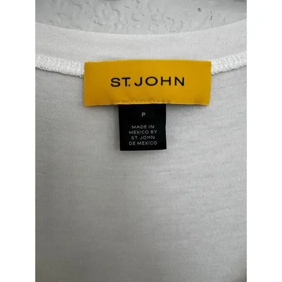 St. John Yellow Label Beaded Sleeveless Top - Picture 2 of 8